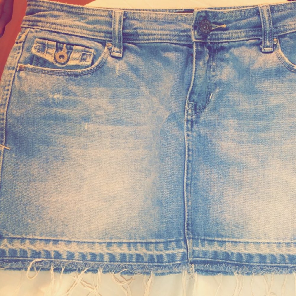 jean skirt